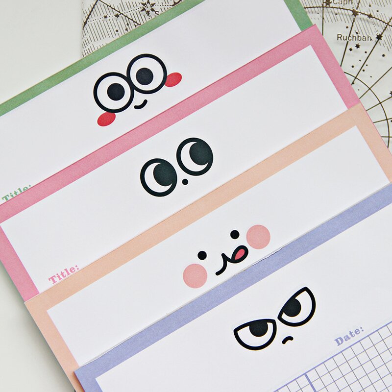 Index Label Set Factory - Cute Japanese Gradient 80 Sheets