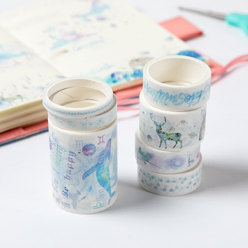 Washi Tapes Set Manufacturer - Kawaii Paper Block 12 Rolls