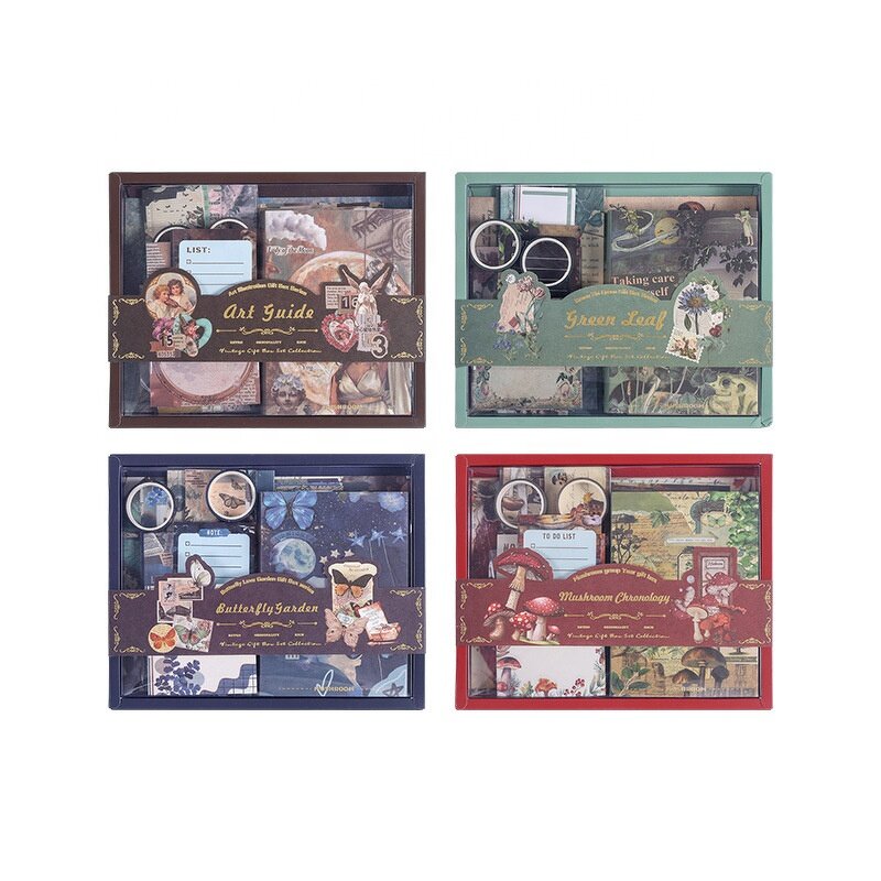 DIY Craft Set Supplier - Custom Retro Gift Box 125 Pieces