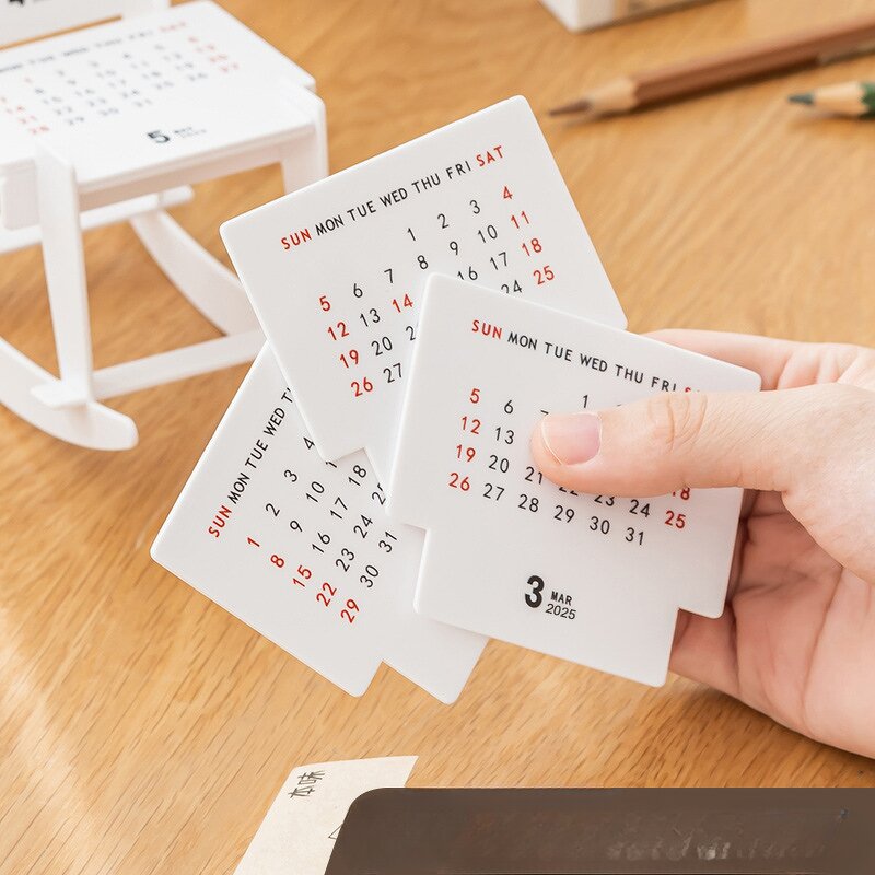 Desk Calendar Supplier - Custom 2025 Cartoon Trojan Horse DIY