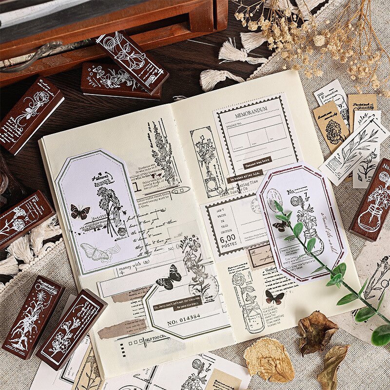 Alphabet Stamps Set Factory - Mini Creative 42-Piece Geometric