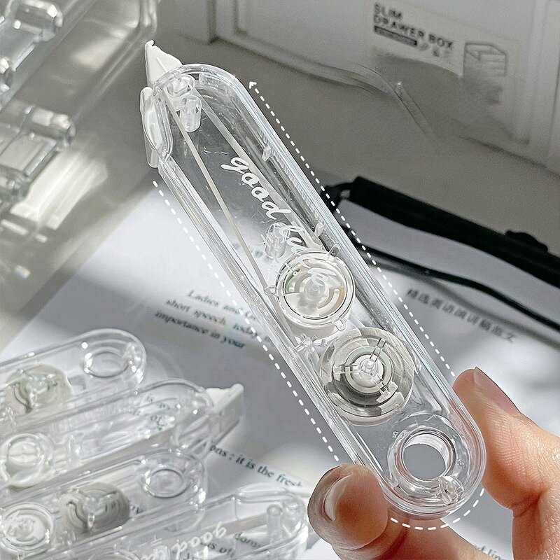 Correction Tape Set Factory - 5pcs Transparent Simple Silent
