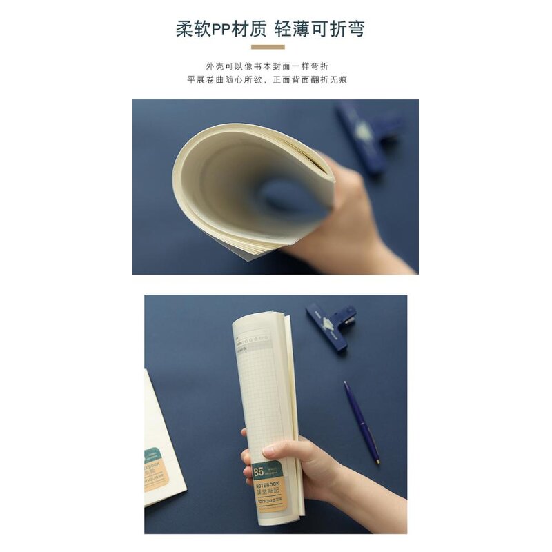 PU Leather Binder Supplier - Macaron 6 Rings A6A5 Customize