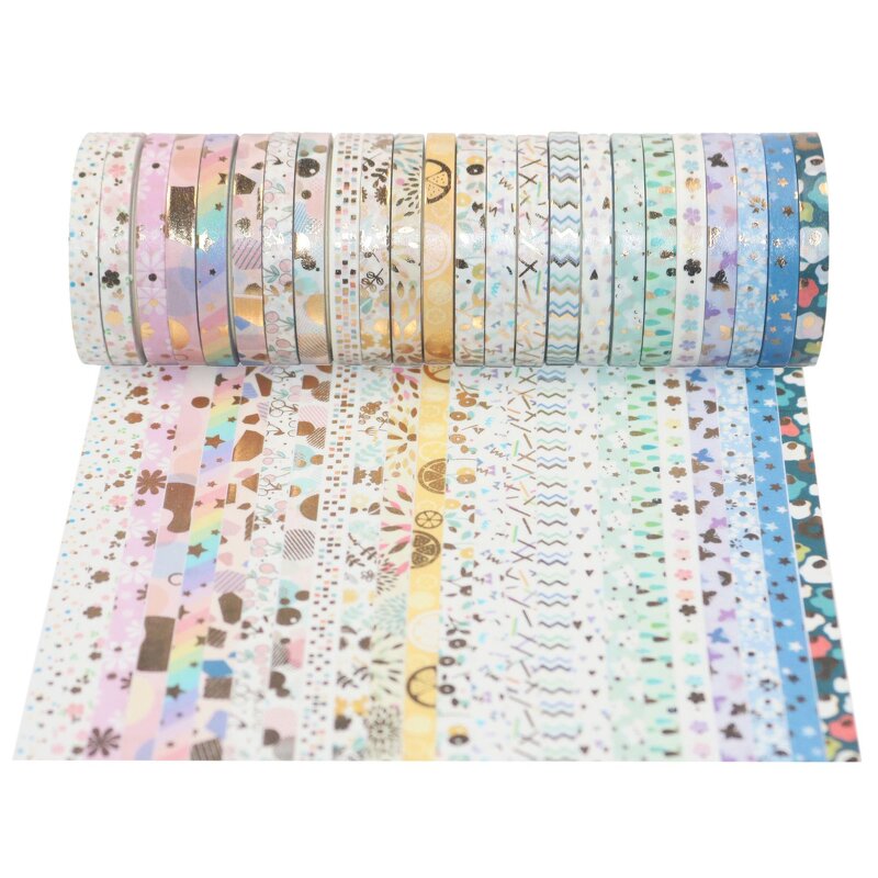 Washi Tape Sticker Factory - Creative New Black Bronzing Starry