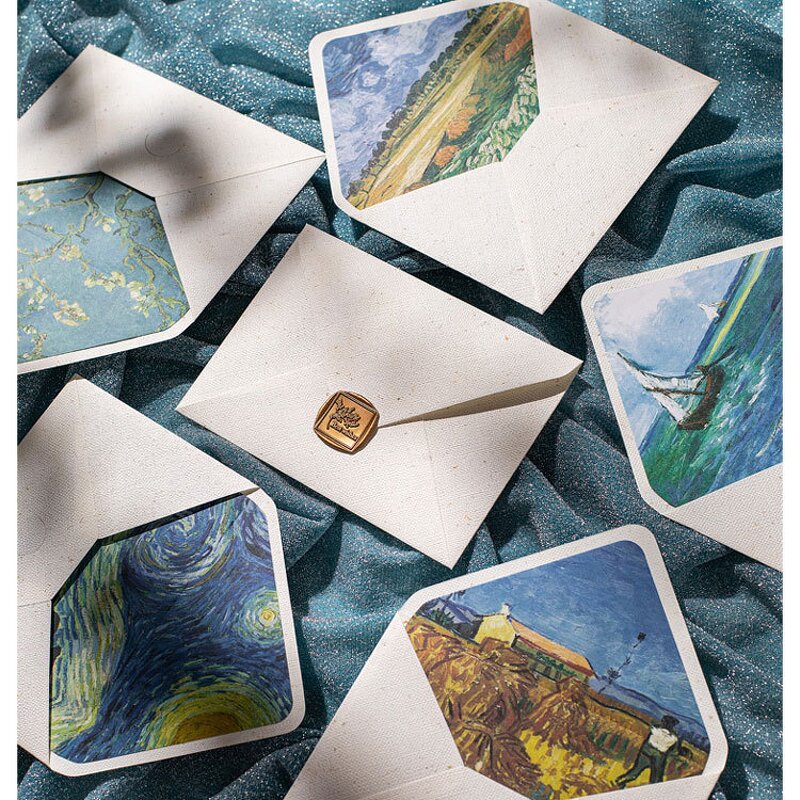 Creative Envelope Factory - Monet and Van Gogh Linen Texture