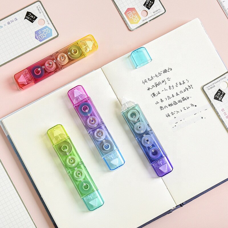 Correction Tape Supplier - Wholesale Candy Gradient Double