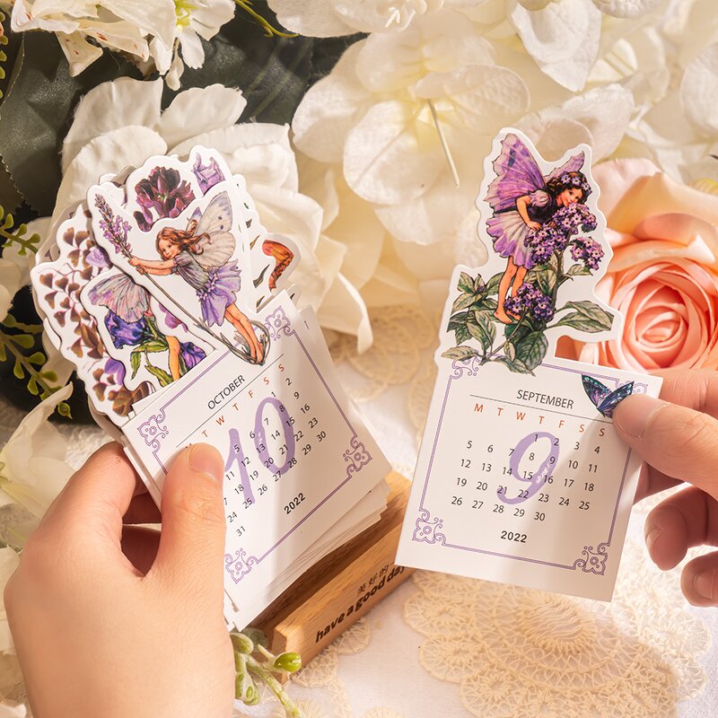 Desk Calendar Manufacturer - Custom 2025 3D Paper Wood