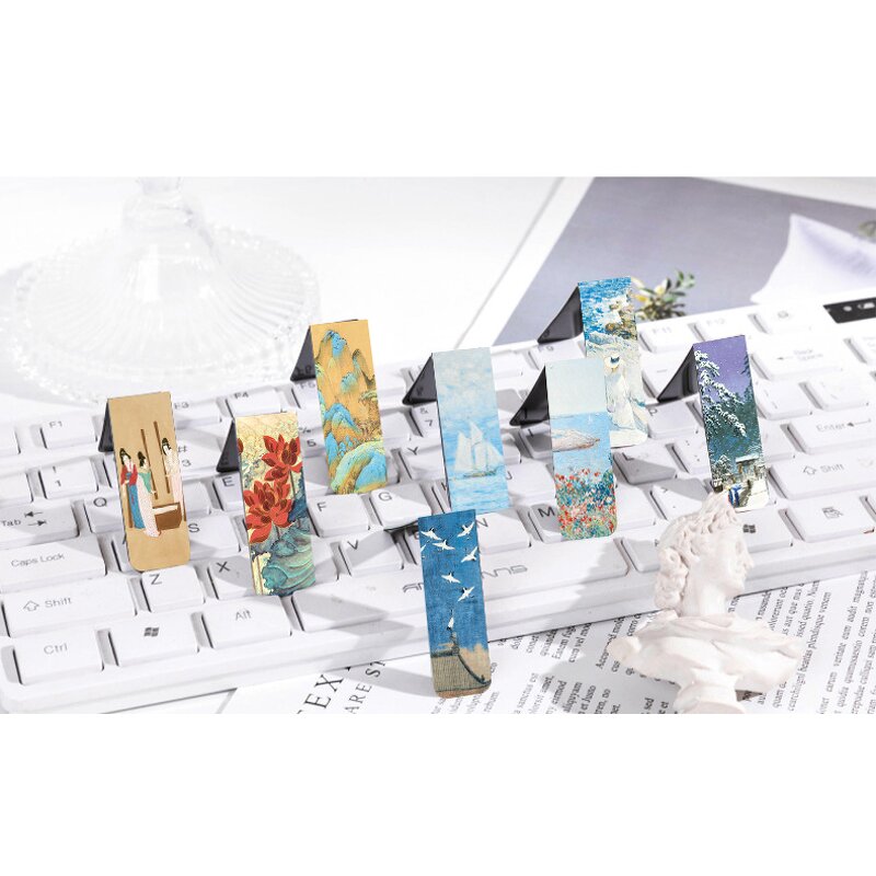 Hollow Metal Bookmark Manufacturer - Creative Leaf Tassel Decoration