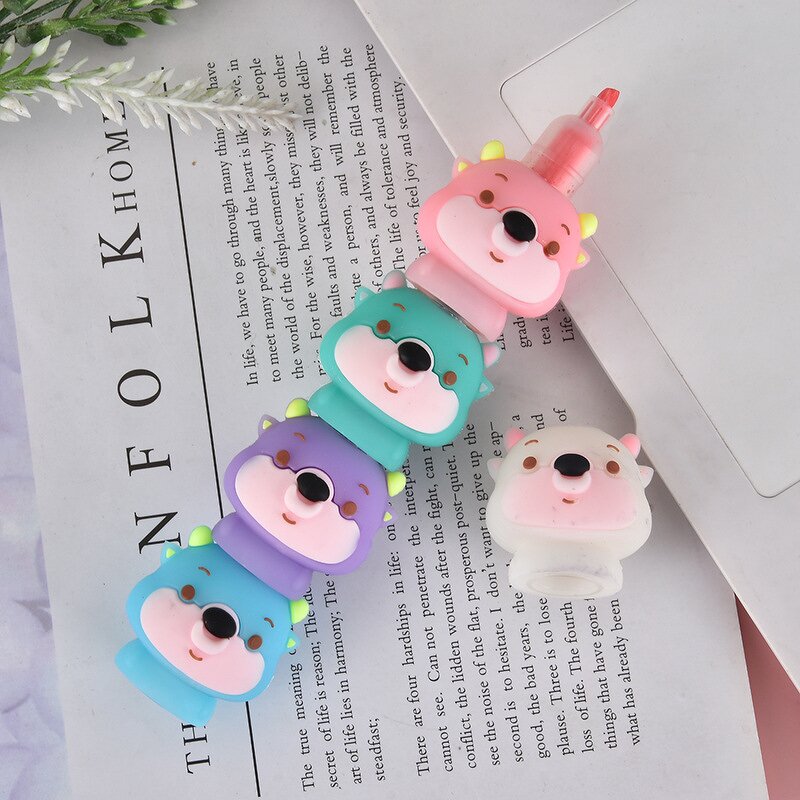 Highlighter Pen Manufacturer - Custom Cute 5-color Cartoon Bear