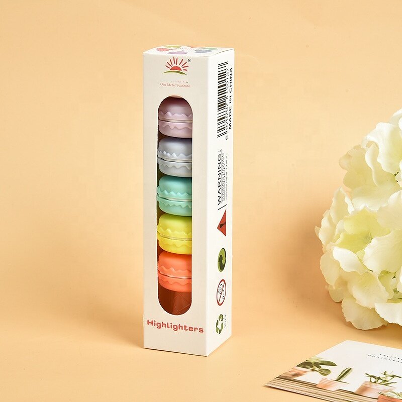 Highlighter Set Factory - Custom Macaron Soft Tip Round