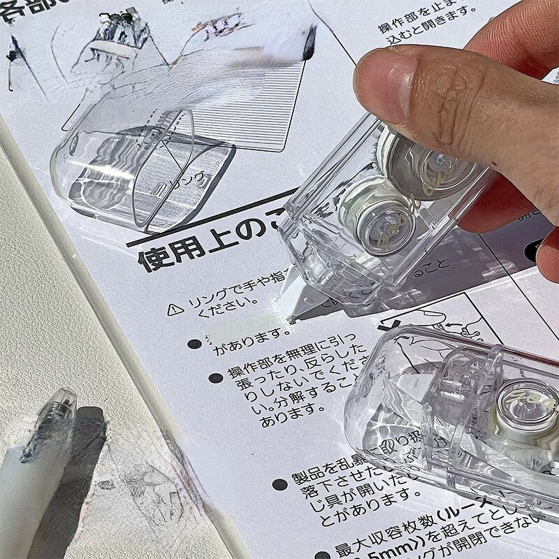 Correction Tape Set Supplier - Custom Transparent Square 6 Pieces