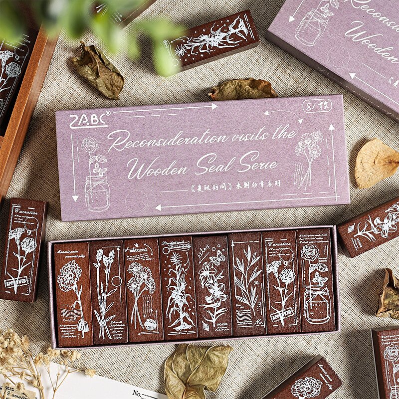 Alphabet Stamps Set Factory - Mini Creative 42-Piece Geometric