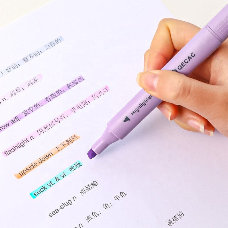 Highlighter Pen Manufacturer - Custom Macaron Triangle Rod