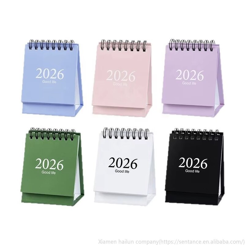 Desk Calendar Supplier - Custom 2026 Mini Morandi Student