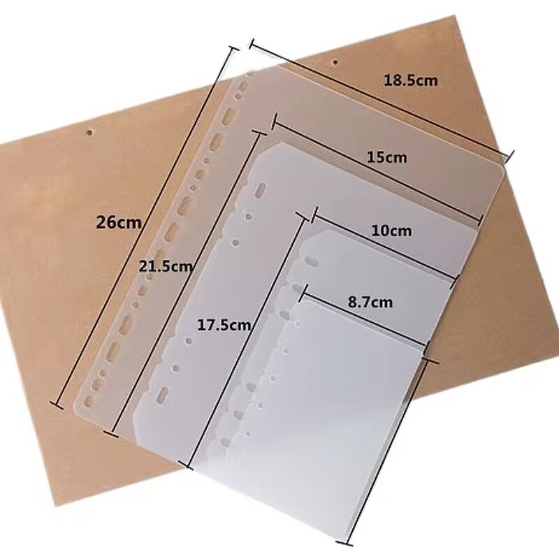 PVC Index Divider Supplier - Classic Colored PVC 20/26/30 Holes
