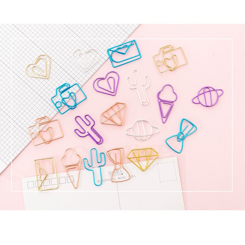 Metal Paper Clips Supplier - Metal Number Shape 200pcs/pack