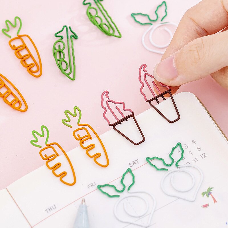 Paper Clip Set Manufacturer - Creative Colorful Drop Shape 10 Pcs