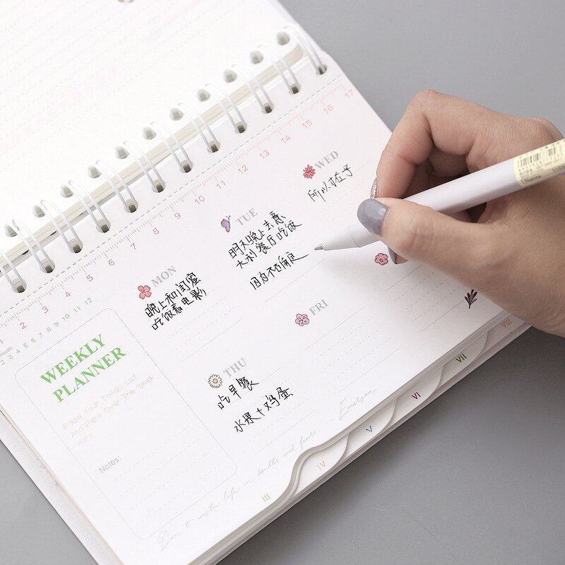 6 Rings Binder Supplier - Cute Kawaii Sequins PVC A5A6