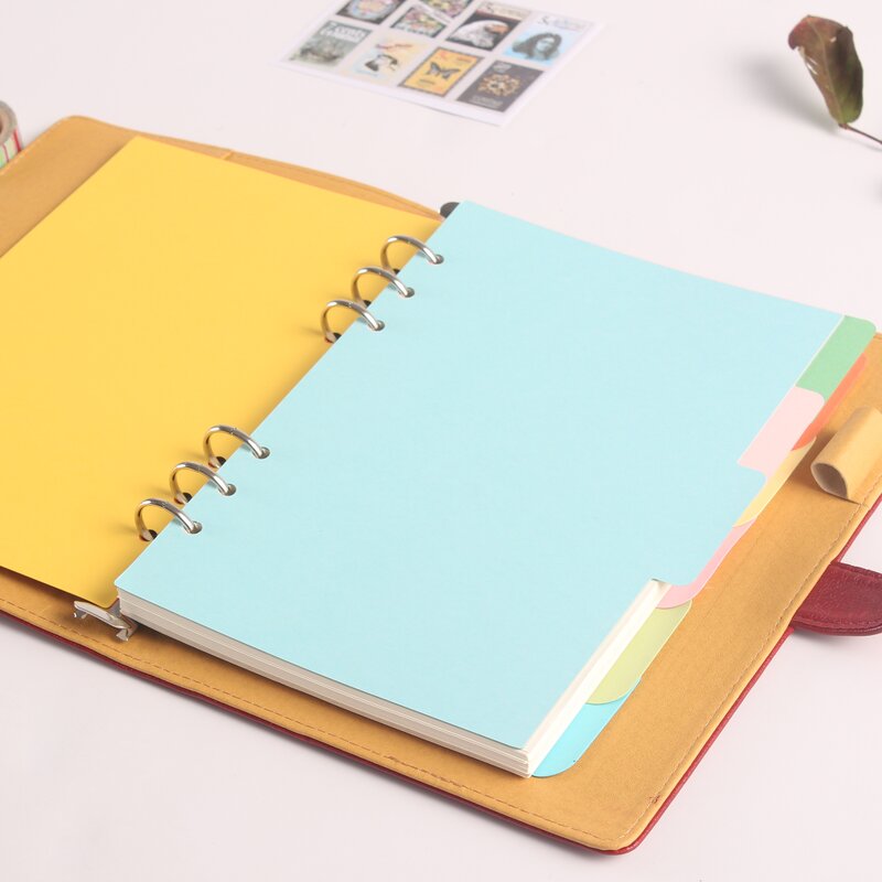 PVC Index Divider Factory - Cute Flower Pattern Today Weekly