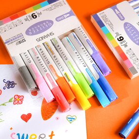 Highlighter Pen Manufacturer - Custom Personality Metallic Shiny