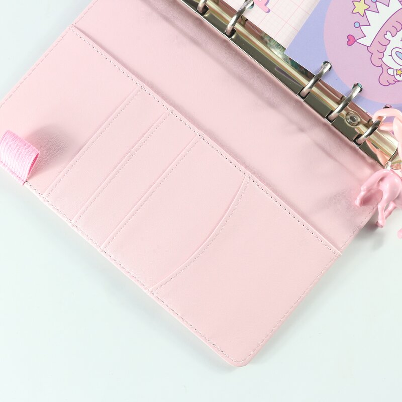 Leather Binder Manufacturer - Kawaii Korea 6 Rings A6