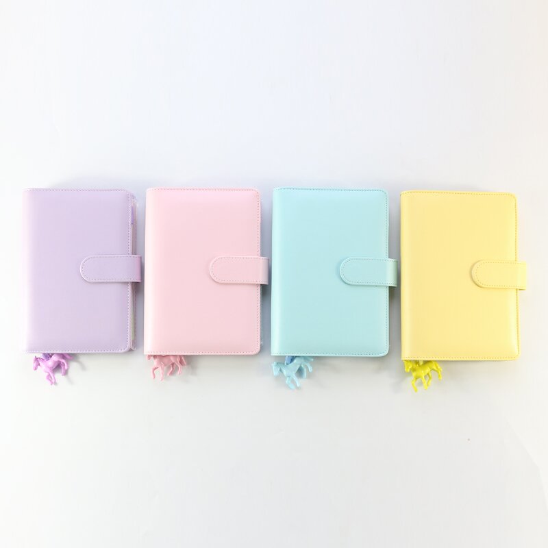 Leather Binder Manufacturer - Kawaii Korea 6 Rings A6