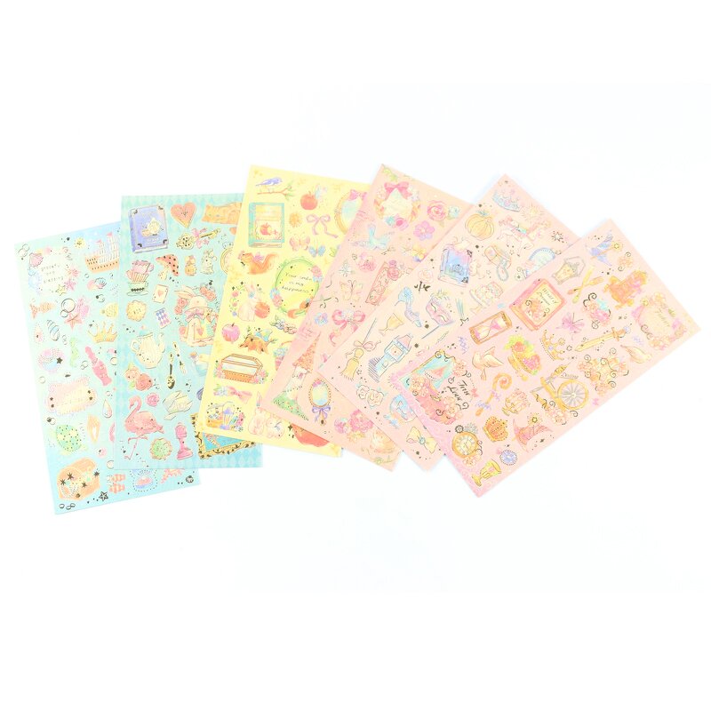 3D PVC Sticker Supplier - Creative Glitter School Girl Kids