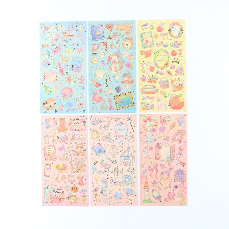 3D PVC Sticker Supplier - Creative Glitter School Girl Kids