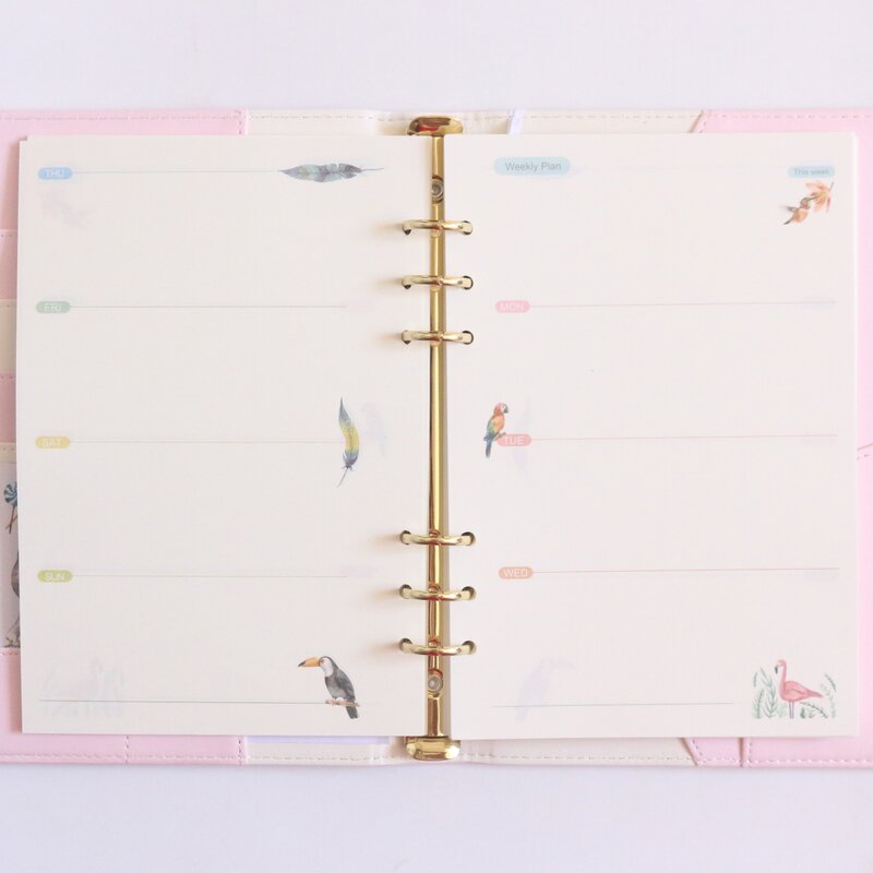 Index Divider Supplier - Domikee Cute Creative Gold Foil A6