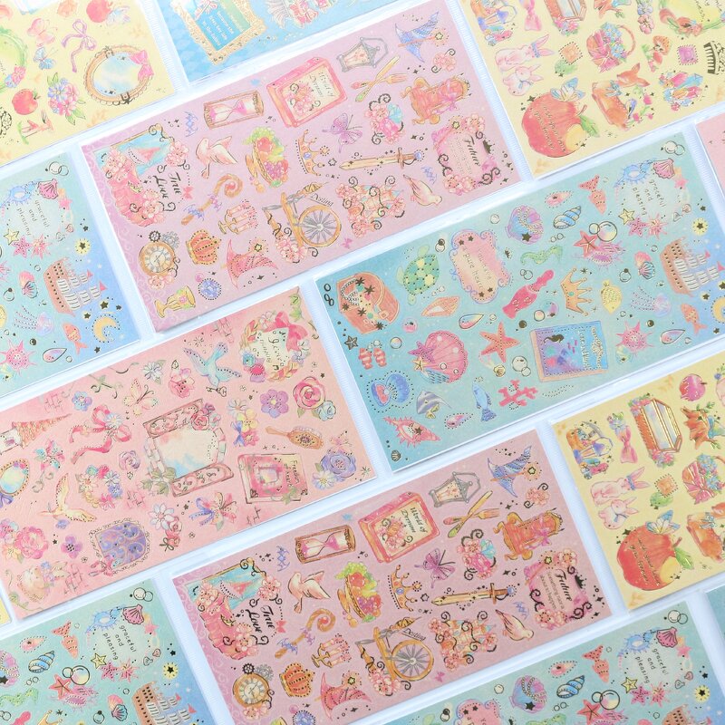 3D PVC Sticker Supplier - Creative Glitter School Girl Kids