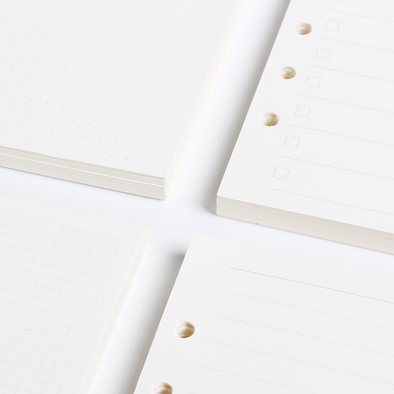 6 Holes Ruler Supplier - Classic PP Index Ruler A6A5B5A4