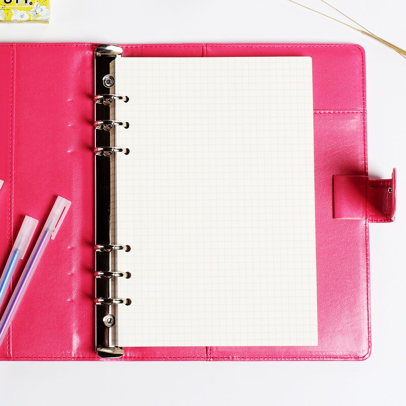 6 Holes Ruler Supplier - Classic PP Index Ruler A6A5B5A4