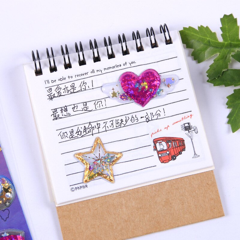 Paper Stickers Manufacturer - 100 Pcs Multi-Design DIY Journal