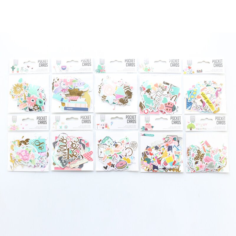 Decorative Paper Sticker Factory - New Candy Kawaii School Gold