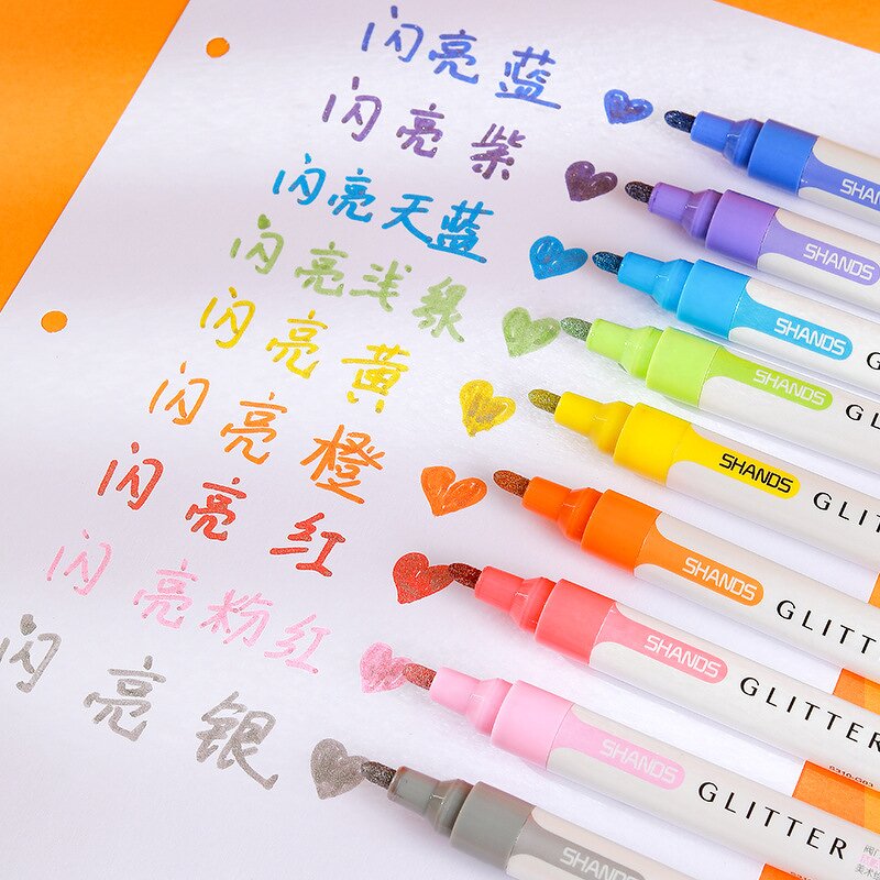 Highlighter Pen Manufacturer - Custom Personality Metallic Shiny