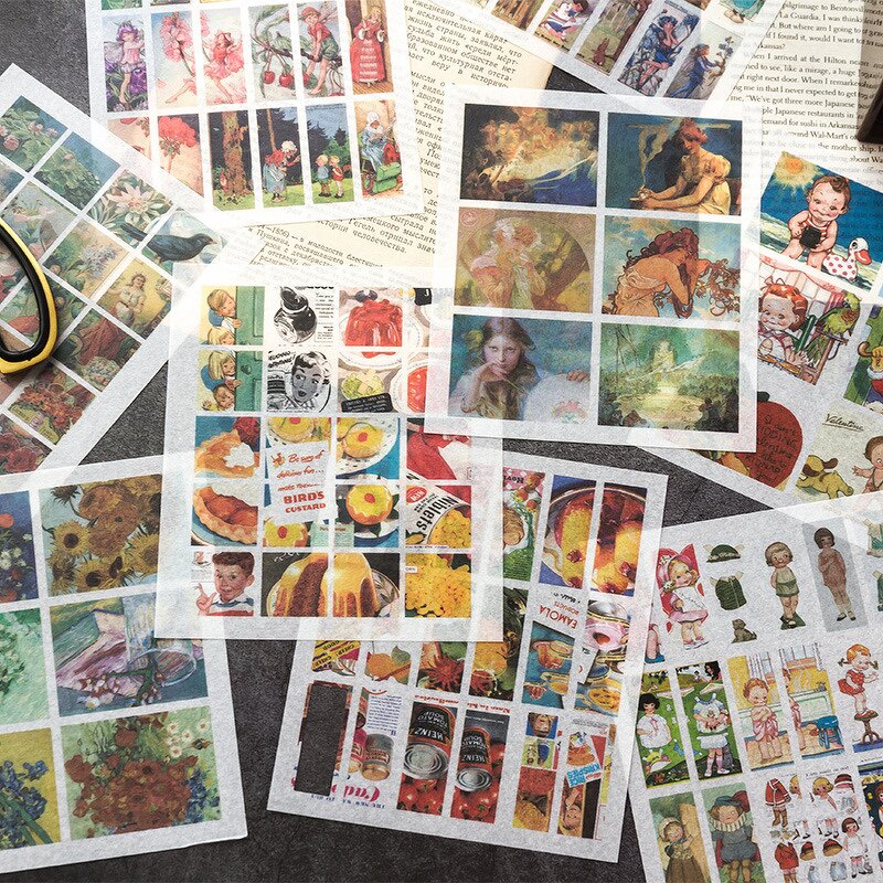 DIY Block Stickers Supplier - Cute Classic A5 20 Sheets UV