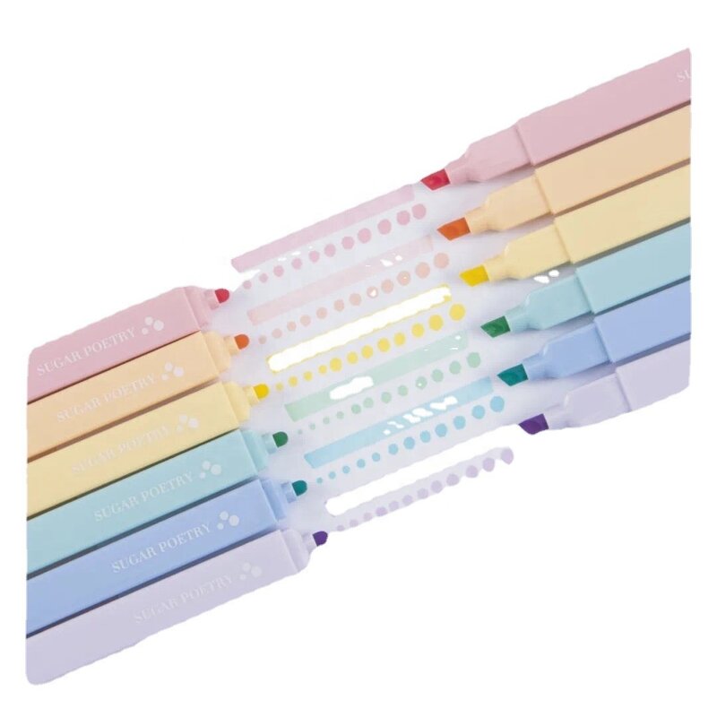 Highlighter Set Manufacturer - Wholesale Macaron Double-head