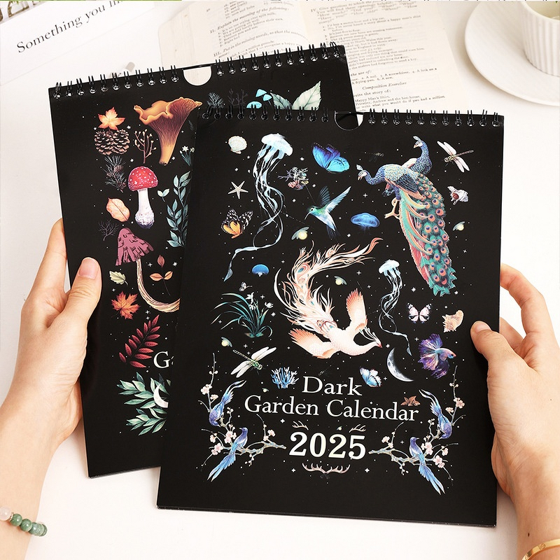 Desk Calendar Factory - Custom 2025 Dark Forest English Wall