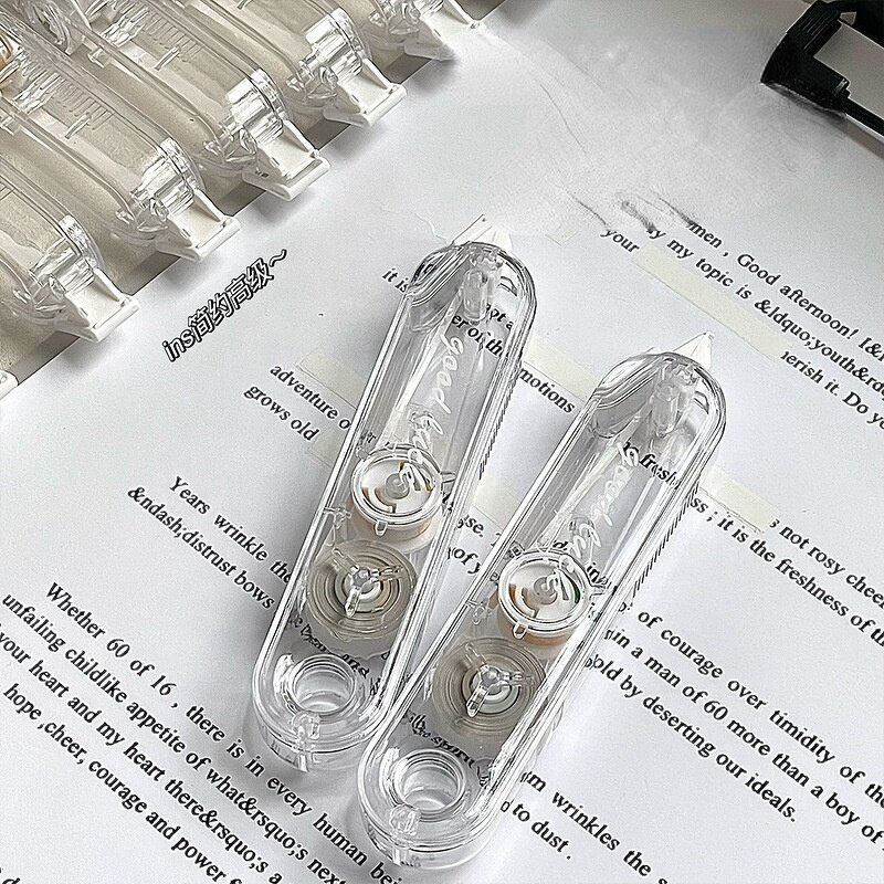Correction Tape Set Factory - 5pcs Transparent Simple Silent