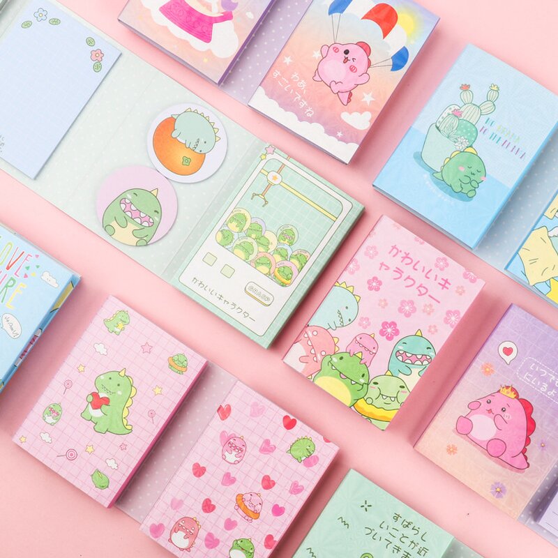 Notepad Set Supplier - Cute Kawaii Plaid Cartoon B5 Custom