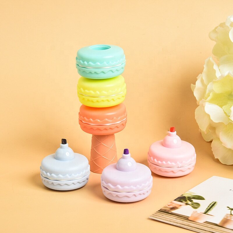 Highlighter Set Factory - Custom Macaron Soft Tip Round