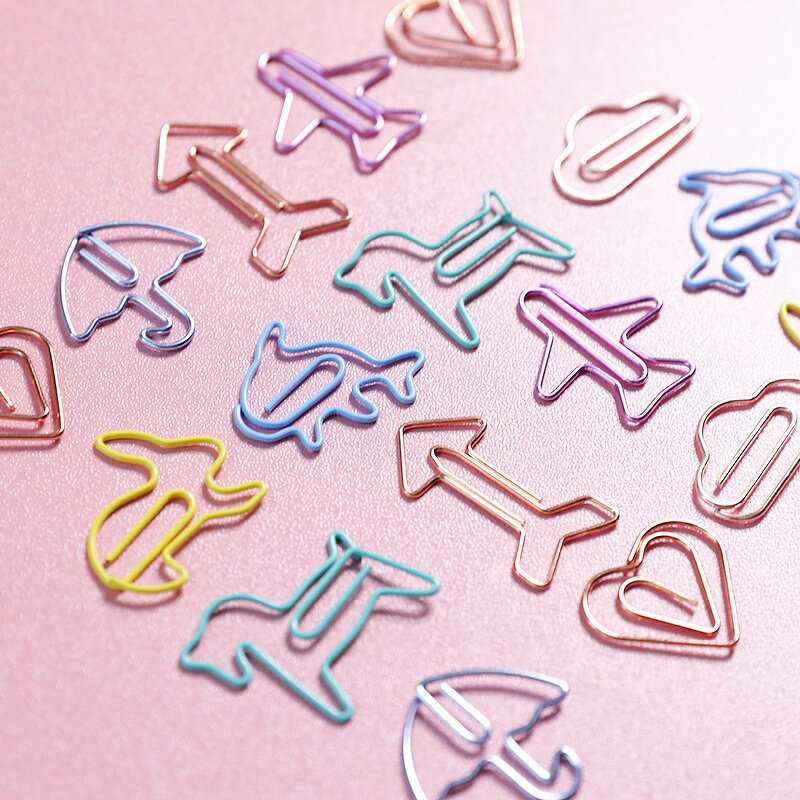 Metal Paper Clips Set Factory - New Cute Creative Multi Hollowed