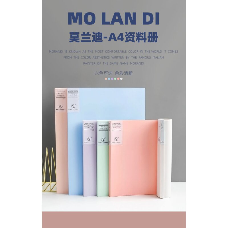 Document Folders Set Supplier - Classic Cute Gradient 5pcs A4
