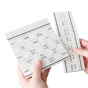 Desk Agenda Supplier - Cute Flower Student Undated Weekly