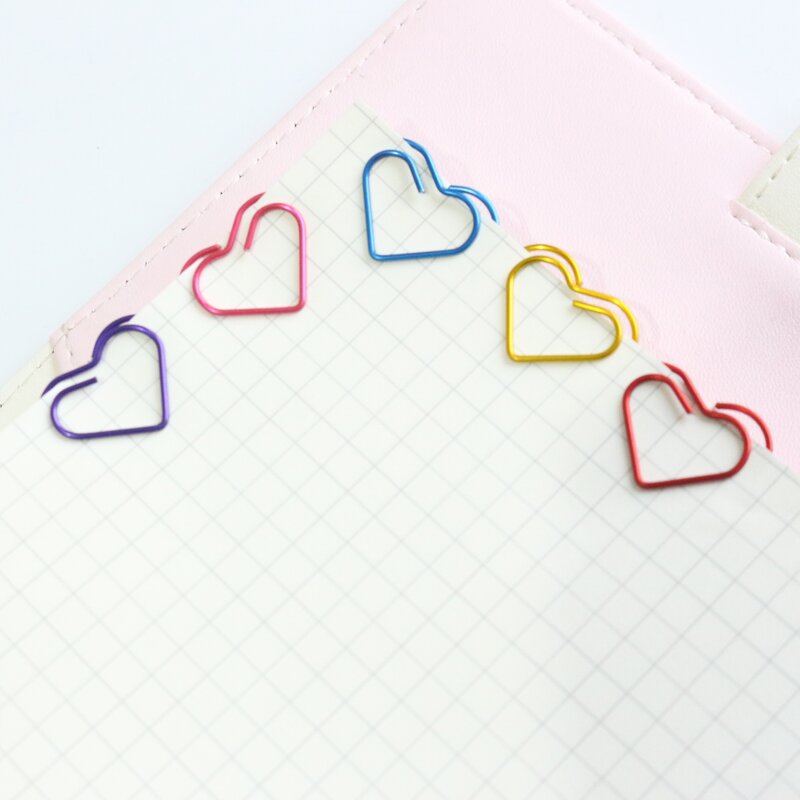 Paper Clip Bookmark Factory - Creative Cute pink Diamond PET