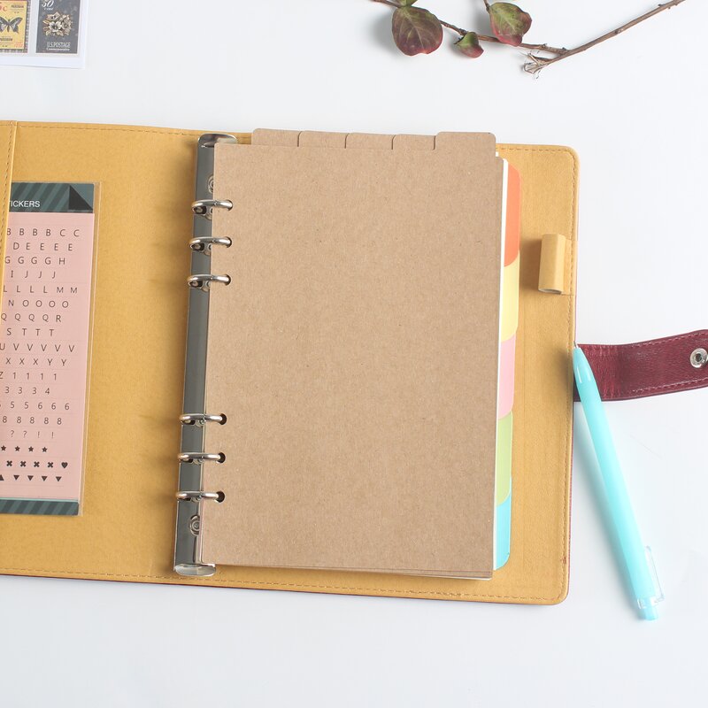 PVC Index Divider Factory - Cute Flower Pattern Today Weekly