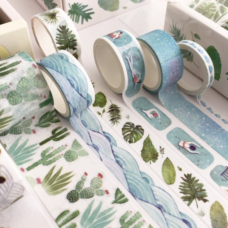 Washi Tape Set Manufacturer - Creative Flow Lan Series 10 Rolls