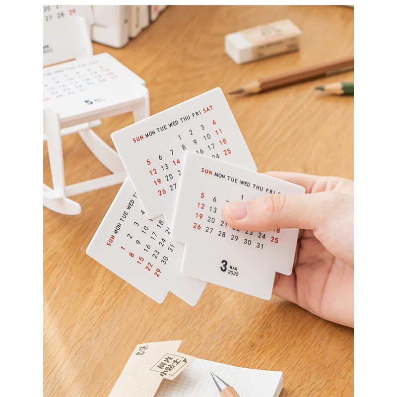 Desk Calendar Supplier - Custom 2025 Cartoon Trojan Horse DIY