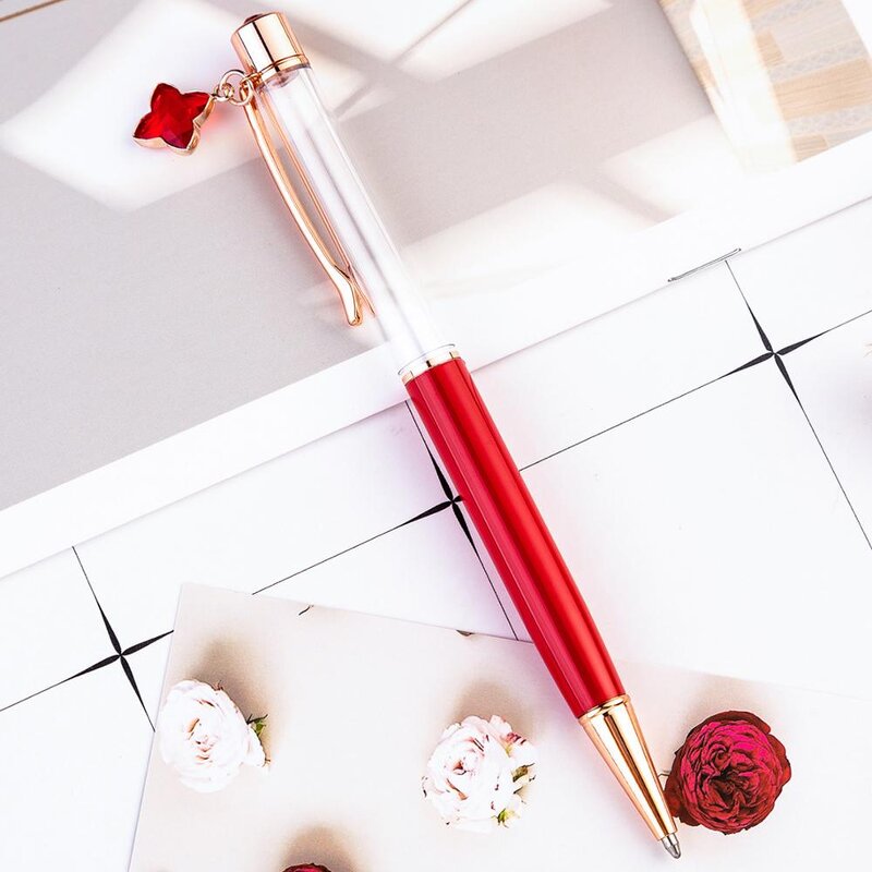 Metal Ballpoint Pen Supplier - New Flora Crystal DIY Custom