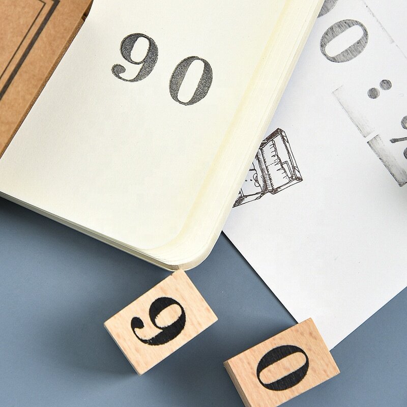 Wood Stamps Set Manufacturer - Classic School Student DIY